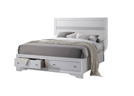 Traditional Style Wood Bedroom Set With Storage Drawers - Omega Lifestyles