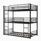 Triple Twin Metal Twin Size Bunk Bed Frame - Dreamtide - Omega Lifestyles