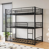 Triple Twin Metal Twin Size Bunk Bed Frame - Dreamtide - Omega Lifestyles