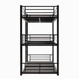 Triple Twin Metal Twin Size Bunk Bed Frame - Dreamtide - Omega Lifestyles