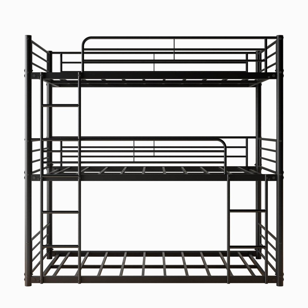 Triple Twin Metal Twin Size Bunk Bed Frame - Dreamtide - Omega Lifestyles