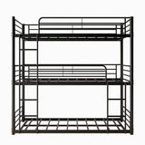 Triple Twin Metal Twin Size Bunk Bed Frame - Dreamtide - Omega Lifestyles