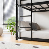 Triple Twin Metal Twin Size Bunk Bed Frame - Dreamtide - Omega Lifestyles