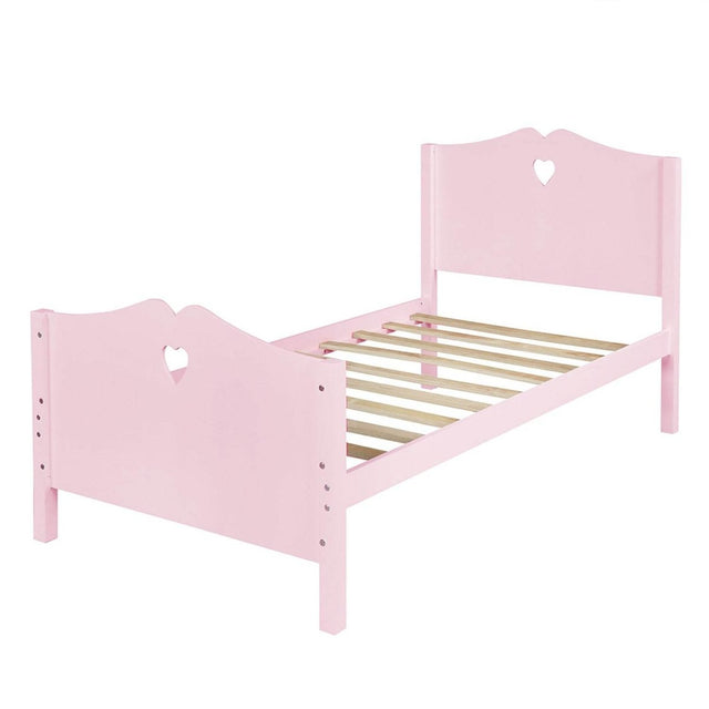 Twin Solid Wood Pink Platform Bed Frame - Dreamtide - Omega Lifestyles