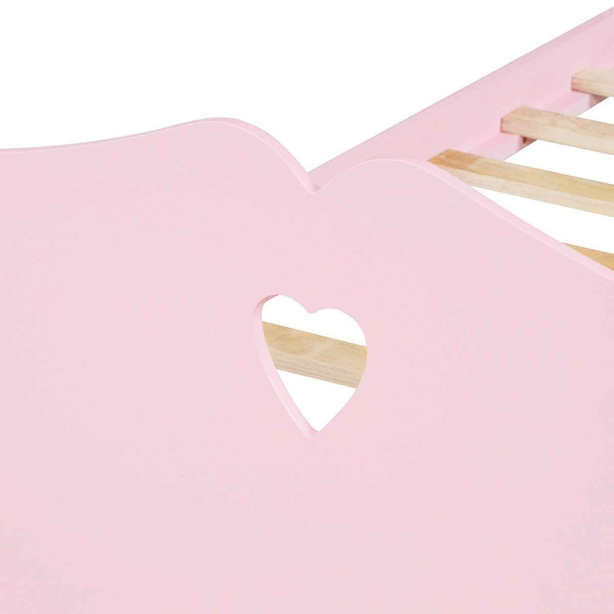 Twin Solid Wood Pink Platform Bed Frame - Dreamtide - Omega Lifestyles