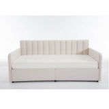 Twin Upholstered Daybed With Dust - Proof Storage Drawers - Dreamtide - Omega Lifestyles