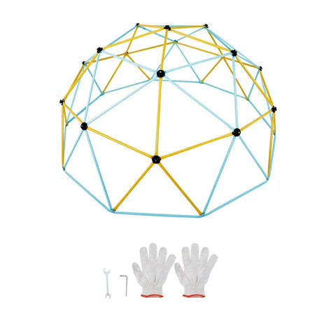 10FT Durable Steel Geometric Climbing Dome Jungle Gym - Omega Lifestyles