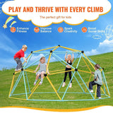 10FT Durable Steel Geometric Climbing Dome Jungle Gym - Omega Lifestyles