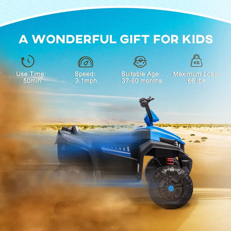 12V Kids Electric ATV Four Wheeler With Suspension - Omega Lifestyles