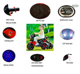 12V Kids Electric Ride-On Motorcycle With Lighting Wheels - Omega Lifestyles