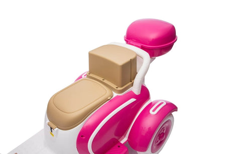 12V Kids Two - Seater Electric Motorcycle With Bluetooth - Driftwood - Omega Lifestyles