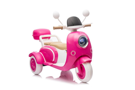 12V Kids Two - Seater Electric Motorcycle With Bluetooth - Driftwood - Omega Lifestyles