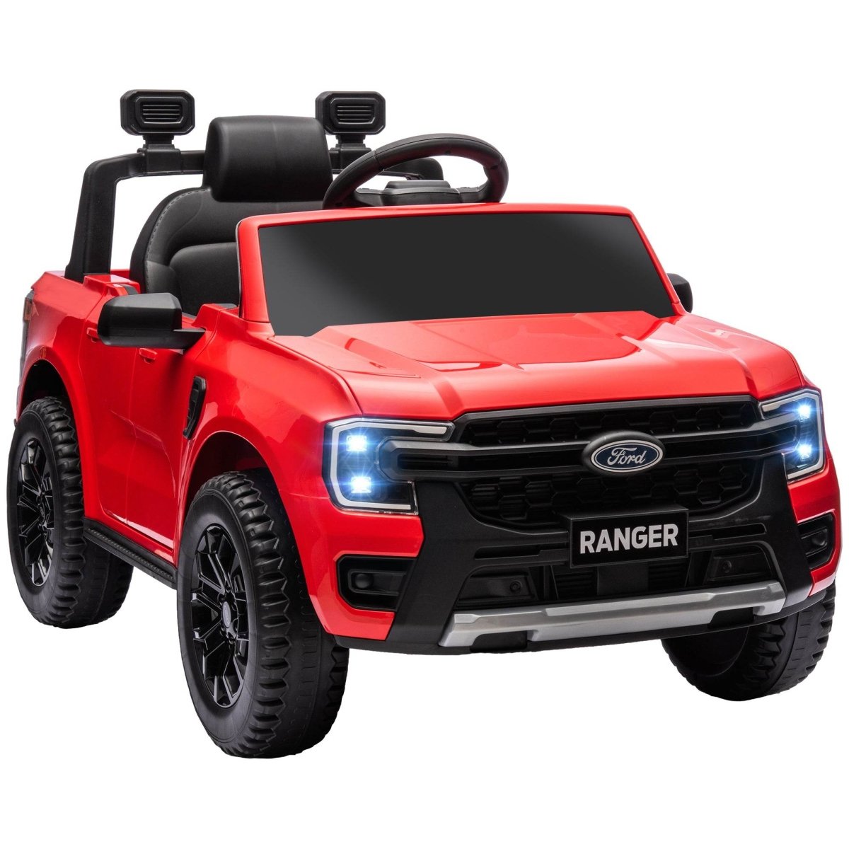 12V Licensed Ford Ranger Kids Electric Ride - On Truck - Driftwood - Omega Lifestyles