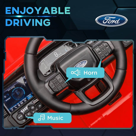 12V Licensed Ford Ranger Kids Electric Ride - On Truck - Driftwood - Omega Lifestyles