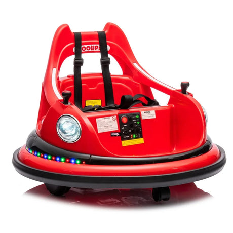 12V Remote Control Kids Ride On Bumper Car With Lights - Omega Lifestyles