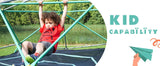 13-Inch Heavy-Duty Rust Resistant Kids Climbing Dome - Omega Lifestyles