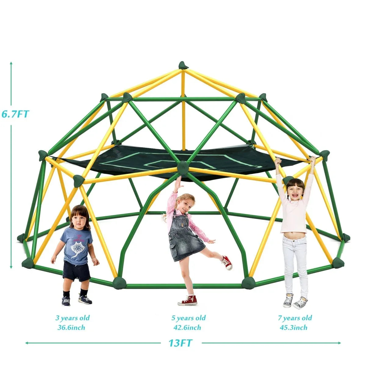 13-Inch Rust Resistant Metal Kids Climbing Dome - Omega Lifestyles