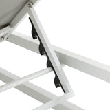 2 - Piece Adjustable Outdoor Aluminum Frame Textilene Chaise Lounge - Driftwood - Omega Lifestyles