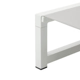 2 - Piece Adjustable Outdoor Aluminum Frame Textilene Chaise Lounge - Driftwood - Omega Lifestyles