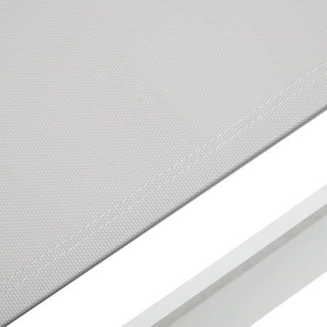 2 - Piece Adjustable Outdoor Aluminum Frame Textilene Chaise Lounge - Driftwood - Omega Lifestyles