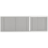 2 - Piece Adjustable Outdoor Aluminum Frame Textilene Chaise Lounge - Driftwood - Omega Lifestyles