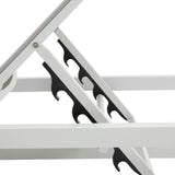 2 - Piece Adjustable Outdoor Aluminum Frame Textilene Chaise Lounge - Driftwood - Omega Lifestyles