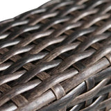 2 - Piece Minnesota Durable Aluminum HDPE Wicker Chair Set - Driftwood - Omega Lifestyles