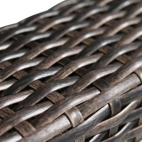 2 - Piece Minnesota Durable Aluminum HDPE Wicker Chair Set - Driftwood - Omega Lifestyles