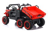 24V 2-Seater 4WD Electric Ride On Dump Truck - Omega Lifestyles
