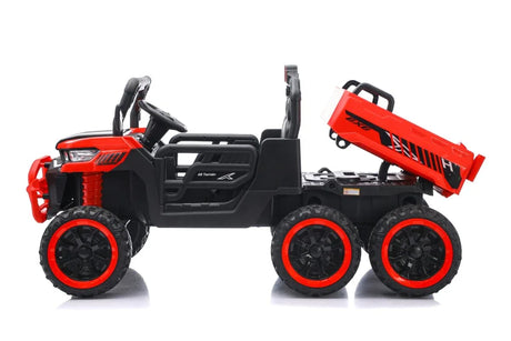 24V 2-Seater 4WD Electric Ride On Dump Truck - Omega Lifestyles