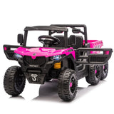 24V 4WD Six-Wheel Electric Ride On Truck For Kids - Omega Lifestyles