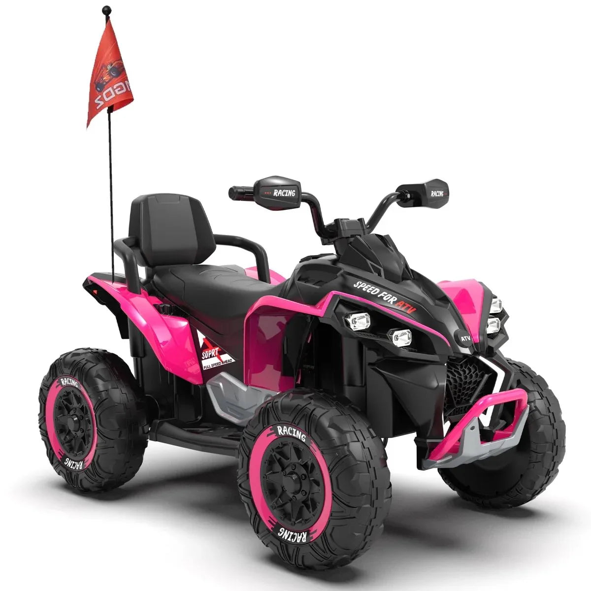 24V Kids Remote Control Electric Ride On ATV With Bluetooth - Omega Lifestyles