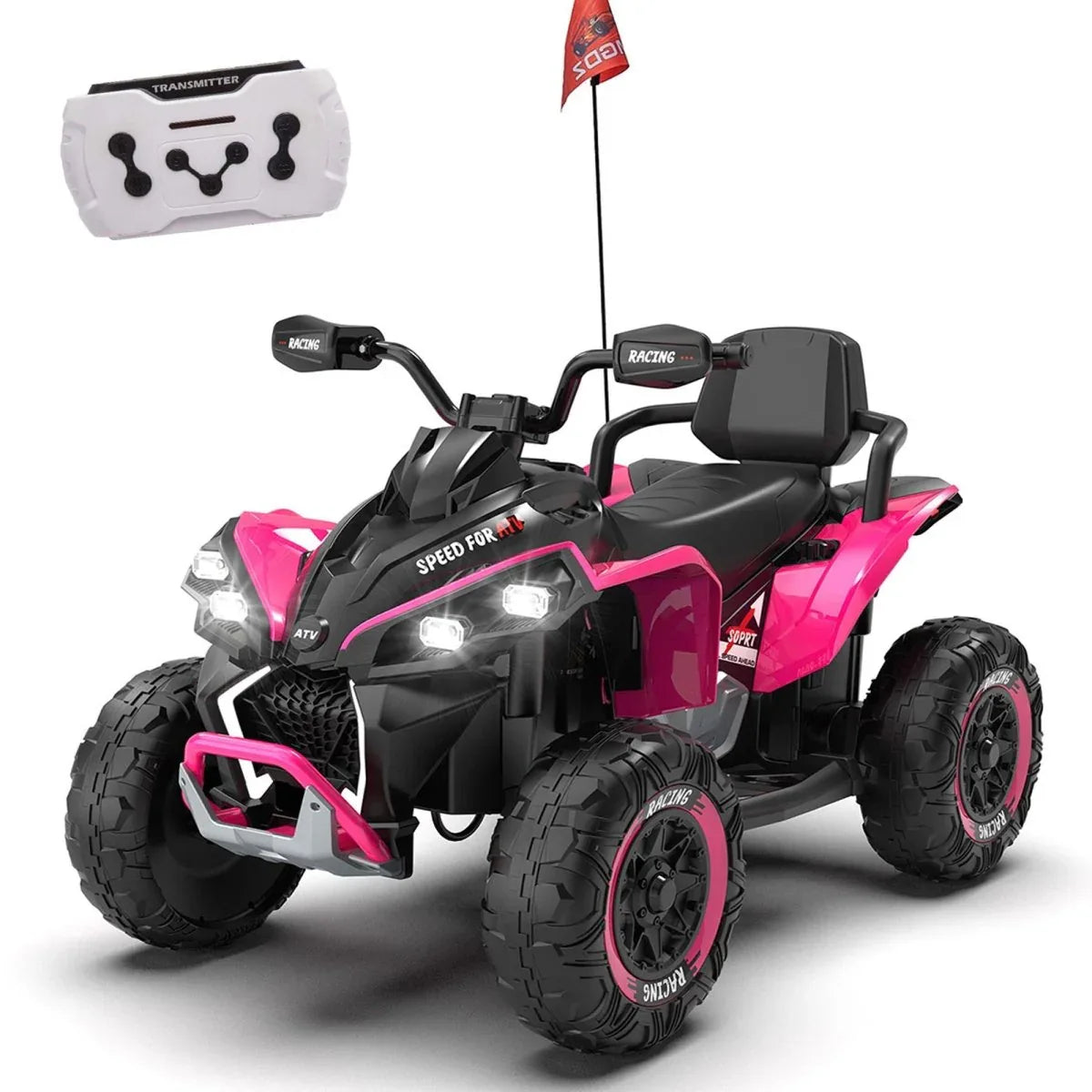 24V Kids Remote Control Electric Ride On ATV With Bluetooth - Omega Lifestyles