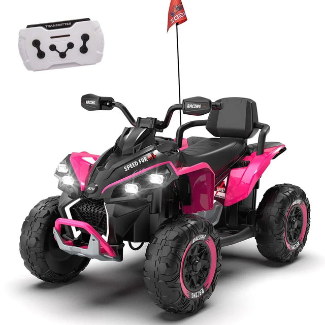 24V Kids Remote Control Electric Ride On ATV With Bluetooth - Omega Lifestyles