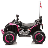 24V Kids Remote Control Electric Ride On ATV With Bluetooth - Omega Lifestyles