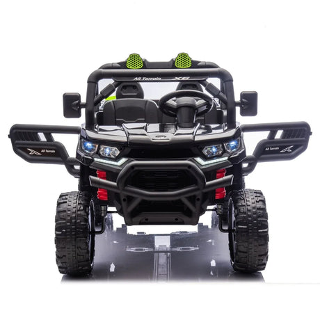 24V Two-Seater Kids Electric Ride On Truck With Remote - Omega Lifestyles