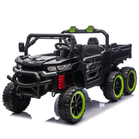 24V Two-Seater Kids Electric Ride On Truck With Remote - Omega Lifestyles