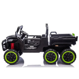 24V Two-Seater Kids Electric Ride On Truck With Remote - Omega Lifestyles