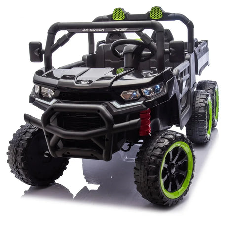 24V Two-Seater Kids Electric Ride On Truck With Remote - Omega Lifestyles