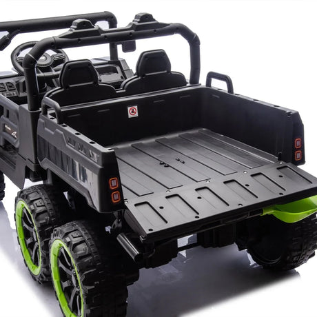 24V Two-Seater Kids Electric Ride On Truck With Remote - Omega Lifestyles