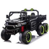 24V Two-Seater Kids Electric Ride On Truck With Remote - Omega Lifestyles