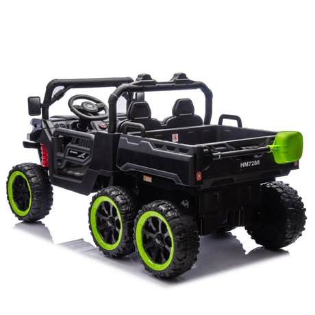 24V Two-Seater Kids Electric Ride On Truck With Remote - Omega Lifestyles