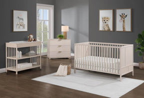 3-in-1 Convertible Solid Wood Baby Crib - Omega Lifestyles