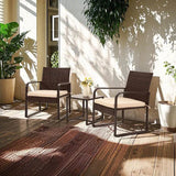 3-Piece Outdoor Patio Furniture Set With Cushions - Omega Lifestyles