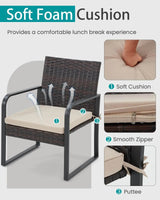 3-Piece Outdoor Patio Furniture Set With Cushions - Omega Lifestyles