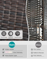 3-Piece Outdoor Patio Furniture Set With Cushions - Omega Lifestyles