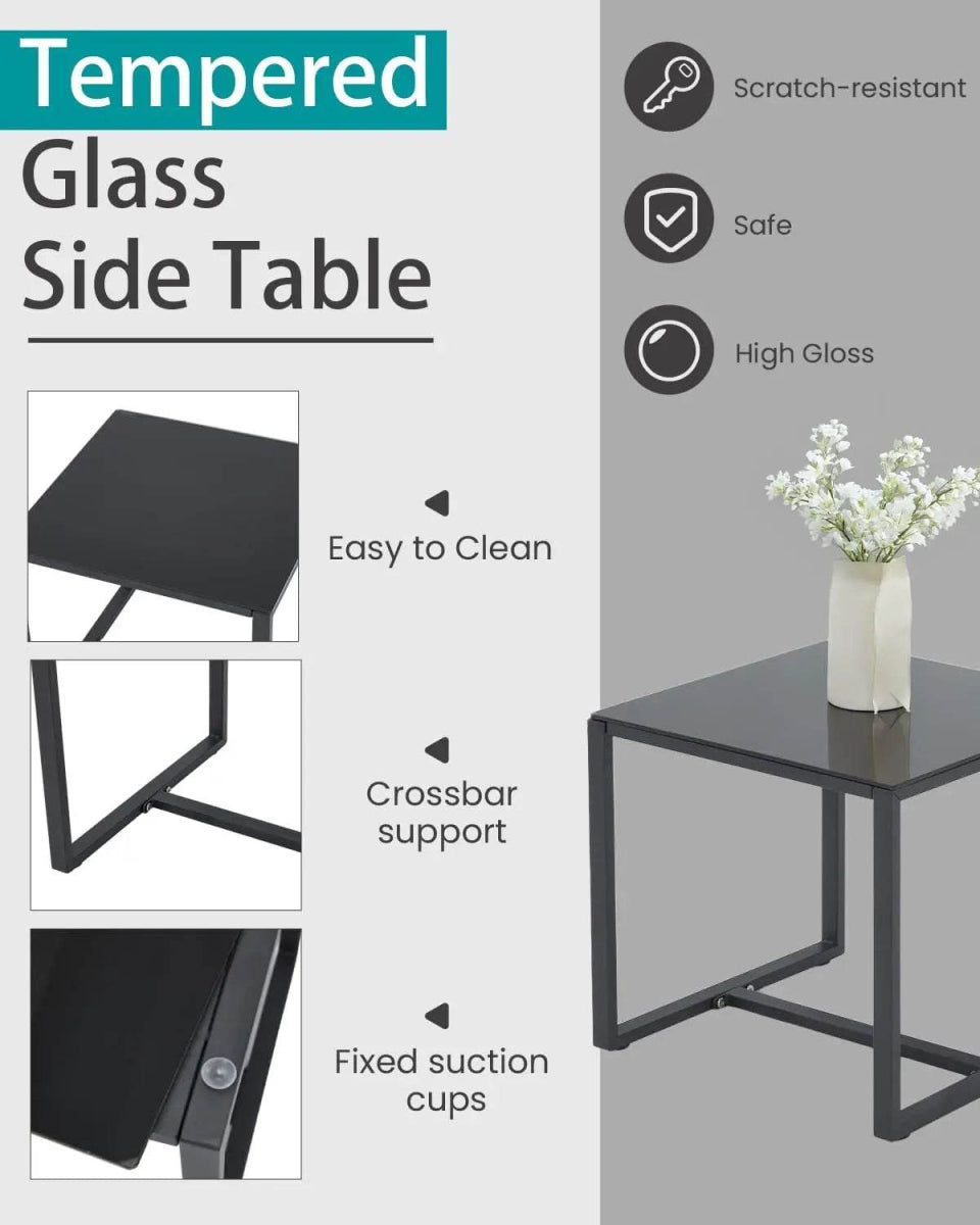 3-Piece Outdoor Patio Furniture Set With Cushions - Omega Lifestyles