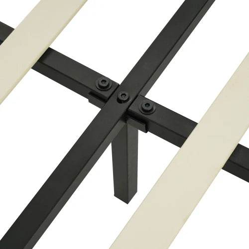 3-Piece PU Leather Upholstered Platform Bed Set - Omega Lifestyles