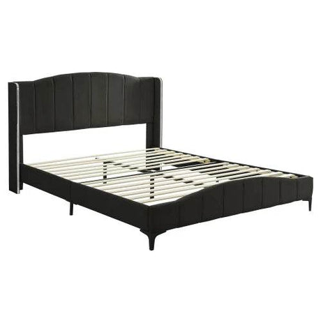 3-Piece PU Leather Upholstered Platform Bed Set - Omega Lifestyles