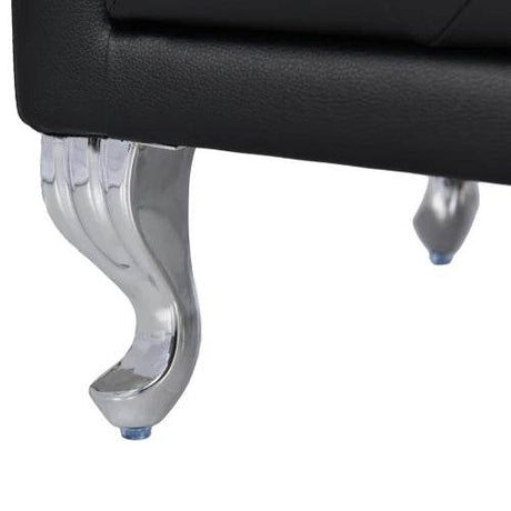 3-Piece PU Leather Upholstered Platform Bed Set - Omega Lifestyles